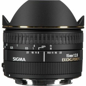 Resim Sigma 15mm f/2.8 EX DG Diagonal Balıkgözü Lens (Canon EF-M) 