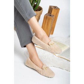 Resim Slipcat Yumuşak Peluş Kadın Ev Babeti Ses Yapmaz Hafif Taban Panduf Ev Pandufu 