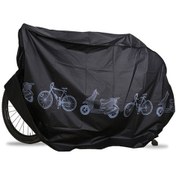 Resim Siyah Bisiklet Motosiklet Koruması - Yağmur, Güneş Ve Toz Engeli Poliester Elbise Siyah Siyah 