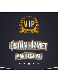 Resim Viphomeconceptltd Sandalye Minderi 4 Adet Arkalıklı Büyük Fermuarlı Yıkanabilir 