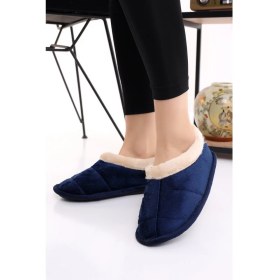 Resim Wordex U040 Kadın Erkek Ev Içi Yünlü Kışlık Ev Pandufu Ev Ayakkabısı 