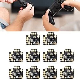 Resim 10pcs Gamepad Analog Stick Drift Fix Mod, Universal 3D Analog Joystick Drift Fix Mod, Black Easy Using Gamepad Joystick Drift Repair Board, for Game Controllers 