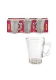 Resim Konak Züccaciye Lızbon 3lu Cam Kupa 150cc 