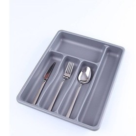 Resim Gri - 5 Bölmeli Çekmece İçi Kaşıklık 36x29x5cm 5224 Renkli 