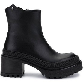 Resim Tamer Tanca Kadın Hakiki Deri Siyah Casual Bot 945 4323 Bn Bot Sk24-25 Sıyah Siyah 