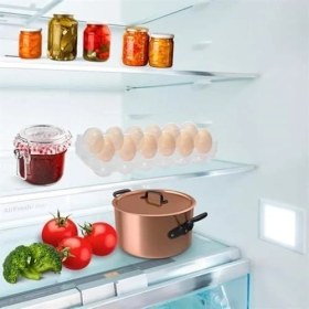 Resim Karokstore 12 Li Şeffaf Kapaklı Kilitli Yumurta Saklama Kabı Kutusu Aparatı 