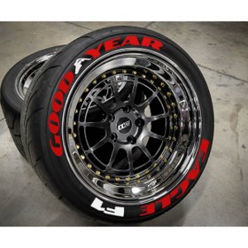 Resim Performance Stickers Lastik Yazısı Goodyear Eagle Motorsiklet Lastik Stiker 1.sınıf Kalite Lastik Sticker Araç Full Set 