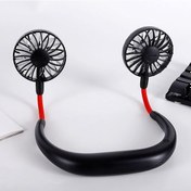 Resim Torima F-04 Eller Serbest Boyuna Asılabilir Şarjlı 3 Kademeli Vantilatör Klima Soğutucu Fan Siyah 