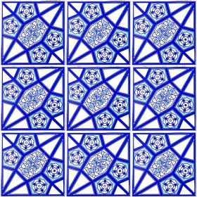 Resim Can Seramik 10x10 cm Cç-82 Kütahya Çini Karo 5'li 1 Paket 