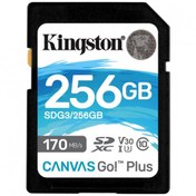 Resim Kingston SDG3-256GB 256GB SDXC Canvas Go Plus 170R C10 UHS-I U3 V30 Hafıza Kartı Kingston SDG3-256GB 256GB SDXC Canvas Go Plus 170R C10 UHS-I U3 V30 Hafıza Kartı