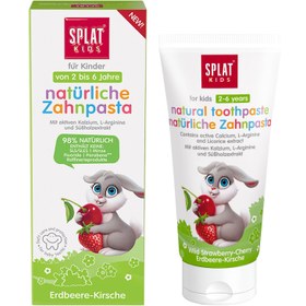 Resim Splat Kids Natural Vişne Ve Çilek Tadında 2-6 Yaş Diş Macunu 50 ml 
