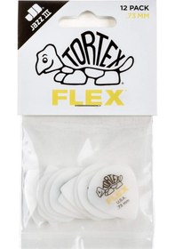 Resim Jim Dunlop 468p073 Tortex Flex Jazz Iıı 12'li Paket Pena 