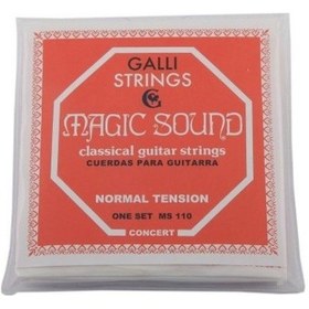 Resim Galli Ms110 Normal Tension Klasik Gitar Teli Pena 