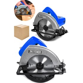 Resim Steiner Germany Technology 3000 Watt Mvi Sjs Metal Şanzıman Sunta Kesme Daire Testere Makinesi 185 mm 