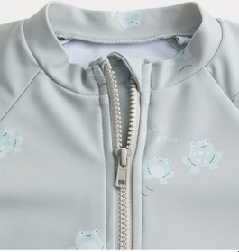 Resim Marks & Spencer Kurbağa Desenli Mayo T78000009 Yeşil 