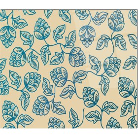 Resim Olinpa Cam Ocak Arkası Koruyucu | Çiçek Desenli 