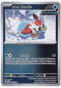 Resim Iron Bundle Reverse Holo 062/167 - Twilight Masquerade - Pokemon Kartı Mint 