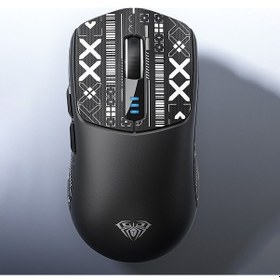 Resim Rogfer Aula Sc580 10000dpı Kablolu/2.4g/bluetooth Üç Modelli Oyun Kablosuz Faresi Siyah Diğer - Black Diğer 