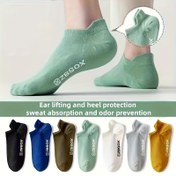 Resim 7 Çift YZY Markalı Görünmez Çorap - Polyester Karışımı, Nefes Alabilen, İlkbahar ve Yaz İçin Rahat Uyum, Elde Yıkanabilir, Günlük Giyim, Minimalist Tarz | Örgü Yapı 