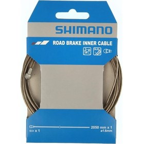 Resim SHIMANO FREN İÇ KABLO YOL PASLANMAZ ÇELİK 1.6x2050mm 