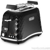 Resim Delonghi Brillante İki Dilim Ekmek Kızartma Makinesi CTJ 2103.BK 