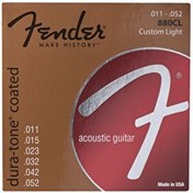 Resim Fender Dura-Tone Coated 80/20 880CL 11-52 Akustik Gitar Telleri 
