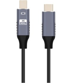 Resim Crackedice Usb C - Mini Displayport Kablosu Usb Type C Kablosu 4k Adaptör Kablosu 