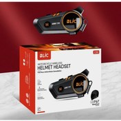 Resim Blic Motosiklet intercom 1500mAh RGB ışıklı su geçirmez 