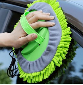 Resim Hannah Mikrofiber Araba Yıkama Fırçası Mop Paspas Temizleme Uzun Saplı Detaylı Çiziksiz 