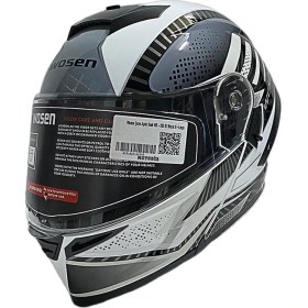 Resim Wosen Çene Açılır Kask WS-202 01 Beyaz 