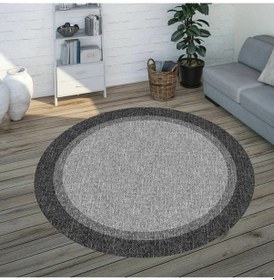 Resim Rovigo Home Dijital Baskı Yıkanabilir Kaymaz Taban Yuvarlak Salon Halısı RVG7325-HT232 Çok Renkli 