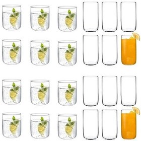 Resim Paşabahçe Iconic 24 Parça Su Ve Meşrubat Bardağı Seti Şeffaf 