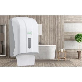 Resim Vialli K6 Z Katlı (Dikkat:Wc Tuvalet Kağıdı İçindir) Dispenseri Mini Boy Beyaz 