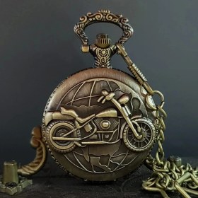 Resim MCM Group Motor Tasarımlı Köstekli Antika Saat - Lisinya 