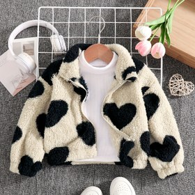 Resim Kızlar için sevimli peluş polar fermuarlı kardigan ceket - Yumuşak, rüzgar geçirmez, uzun kollu ilkbahar, sonbahar ve kış için - Günlük geziler, partiler ve hediye için mükemmel, kış kardiganı, rahat dış giyim, trend sokak giyimi, dayanıklı rahat dış giyim 