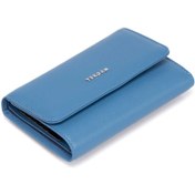 Resim Mavi Deri Kadın Cüzdan - S1CB00005730-K3A 