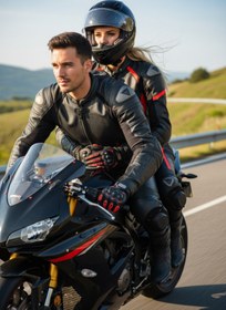 Resim GREENTON İç dıs Koruma Brave Partners motorsiklet eldiveni siyah uzeri kirmizi 