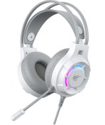 Resim Havit Gamenote H2049D RGB Işıklı 3.5mm Gaming Kablolu Oyuncu Kulaklığı - Mikrofonlu, 50mm Sürücü 