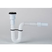 Resim Japar Körüklü Lavabo Evye Mutfak Sifonu 32Lik Çıkışlı 1 1 /4 5060 