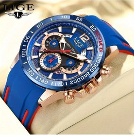 Resim Fochsia Lıge Junior S Kuvars Saati Çok Renkli Silikon Kayış Spor Şık Tasarım Hassas Mavi Altın Diğer 