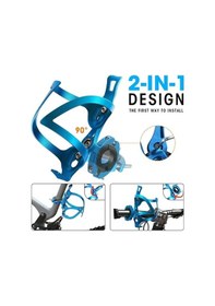 Resim Dancemonkey Junsunmay Bh001 Alüminyum Alaşımlı Bisiklet Su Şişesi Braketi Dönme Tabanlı Mtb Şişe Kafesi - Kırmızı, Yeni Tasarım Acid Yeşili 