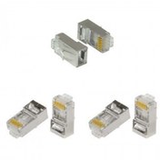 Resim REWEL Rj45 Konnektör Metal Uçlu Cat 5-cat 6 100 Adet 245007 