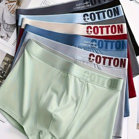 Resim 3 Adet Erkek Pamuklu Boxer Külot ve Şort - Nefes Alabilir, Renk Çeşitliliği ile (Açık Yeşil, Siyah, Beyaz, Gri, Lacivert, Kırmızı, Bej) | Büyük Boy Rahat Kalıp, Sade & Zarif Tasarım, Gençlik & Yetişkin Bedensizleri, Her günlük kullanım için uygundur. Spor giysileri ile birlikte rahatça takılır 