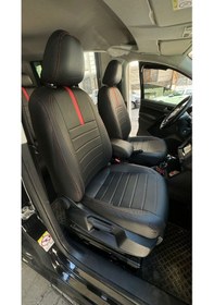 Resim Volkswagen Caddy 2015 2020 Arası Arka Sırt Arka Oturma 2 1 Uyumlu Oto Koltuk Kılıfı 