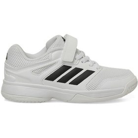 Resim Adidas Speedcourt K Velcro Beyaz Erkek Çocuk Spor Ayakkabı 000000000102657898 Beyaz-sıyah 