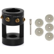 Resim Pazly K22382 Tungsten Öğütücü Elektrot Bileyici Çok Açılı Tıg Kaynak Ucu, Siyah 