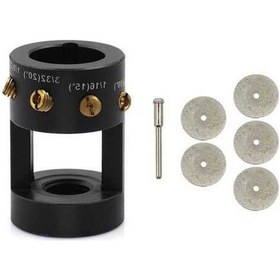 Resim Pazly K22382 Tungsten Öğütücü Elektrot Bileyici Çok Açılı Tıg Kaynak Ucu, Siyah 