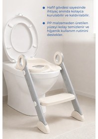 Resim Babyjem Basamaklı Katlanır Klozet Adaptörü Kum Beji 