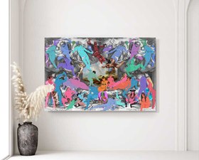 Resim Simetrik Gravür - 39x58 / Sadece Baskı (Rulo Halde) / - 