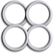 Resim Oto Lastik Yanağı Lüks Beyaz 14 Jant 4 Adet Yanak 